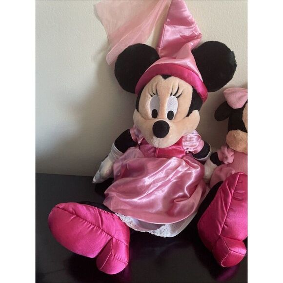 disney Minnie mouse and mickey mouse Plush Bundle of 3 plush stuffed animal - Picture 4 of 5